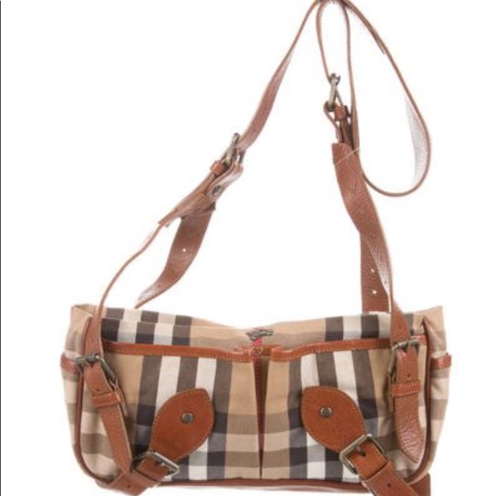 Burberry Prorsum House Check Crossbody Bag